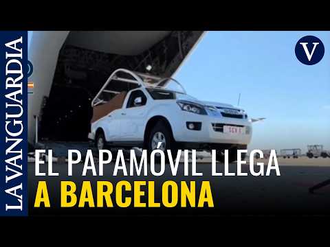 Un avión del Ejército trae desde Roma a Barcelona el papamóvil de León XIV thumbnail