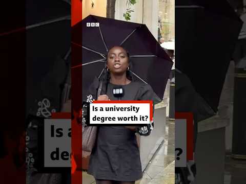 One third of people say uni degree not worth it, survey says #BBCNews thumbnail