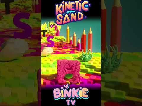 🔤🎳 Alphabet Fun with Kinetic Sand Bowling Ball Smash | Binkie TV thumbnail