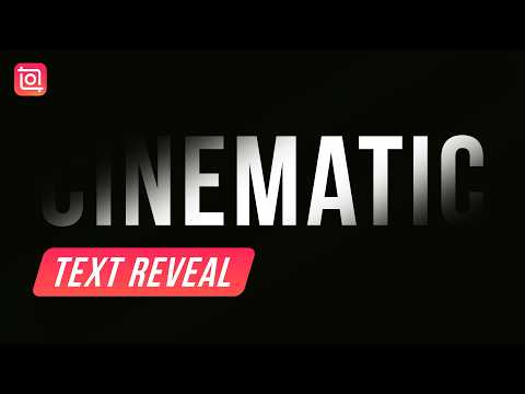 Cinematic Text Reveal Intro 🎬 | Pro Text Animation in InShot (Easy Tutorial) thumbnail