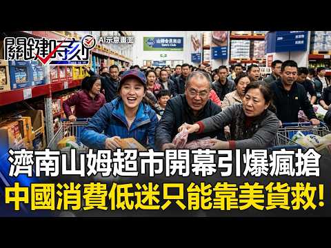 無懼31度高溫！濟南山姆開幕引爆瘋搶 中國消費力低迷只能靠「美貨」救！【關鍵時刻】20260515-2 張炤和 姚惠珍 黃敬平 王瑞德 thumbnail
