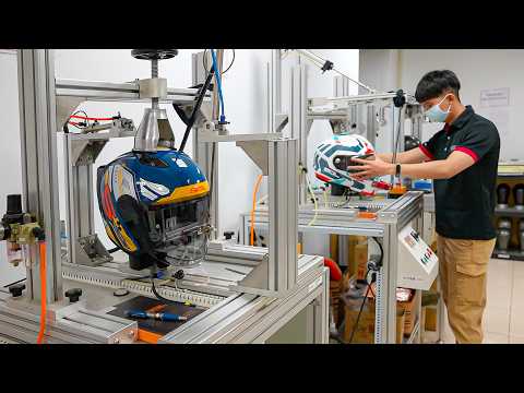 Motorcycle Helmets Mass Production Factory / 機車安全帽量產工廠 - Taiwan Helmet Factory thumbnail