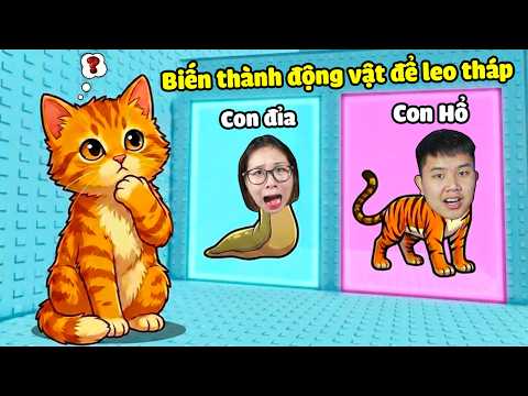 Lựa chọn biến thành động vật leo tháp siêu hài hước ! bqThanh Ngầu Lòi Ốc Bị Troll thumbnail