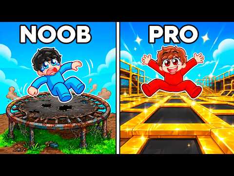 PARQUE de TRAMPOLINES de $1 vs $1,000,000 en Roblox thumbnail