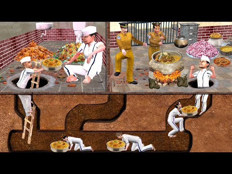 Jail Mei Underground Chicken Biryani Chori Biryani Street Food Hindi Kahaniya Moral Stories Comedy thumbnail