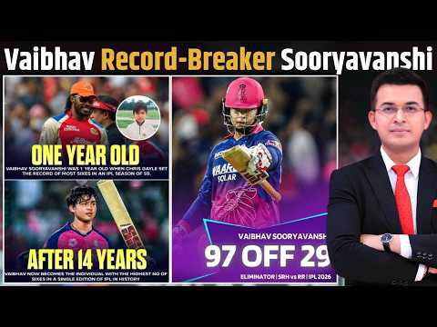 Vaibhav Sooryavanshi Breaks Chris Gayle's All-Time Record, Gets 'Universe Baby Boss' Label ! thumbnail
