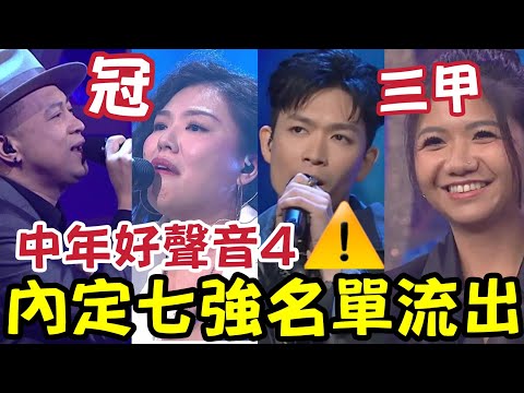 賽果已定！中年好聲音4:七強內定名單！走音入決賽！科亞高巴：冇聲都高分！《女人心》冇梅姐味道！蔡宓婕最好一次《光明》周志康食老本！尤淑情有進步冠軍！#中年好聲音4 #肥媽 #吳亦偉 #尤淑情 #TVB thumbnail