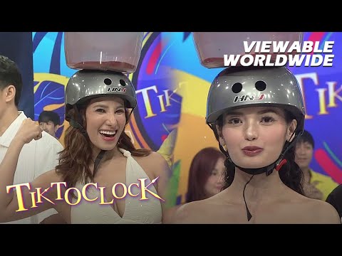TiktoClock: Karen Lopez at Aila Cruz, NAGKAINITAN habang nagja-jump rope! thumbnail