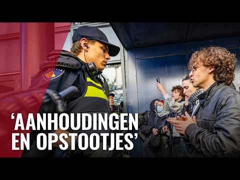 Politie ontruimt VU: bezetting pro-Palestijnse demonstranten thumbnail
