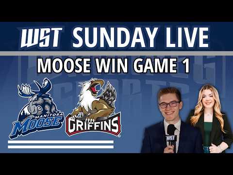 Manitoba Moose Win Game 1, Game 2 today + NHL Playoffs Reaction | WST Sunday Live thumbnail