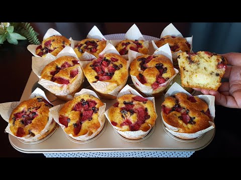 MUFFIN  in 5 minuti che si scioglie in bocca! Semplice e delizioso 🥰 thumbnail