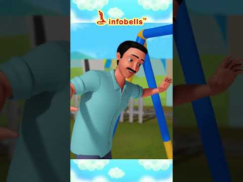 Munna Jhoola Jhool Raha Hai - Baby Playing in Swing | Hindi Rhymes for Kids | Infobells #kidsswing thumbnail