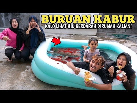 KABUR JIKA KALIAN LIHAT HIU BERDAR4H DIRUMAH KALIAN thumbnail