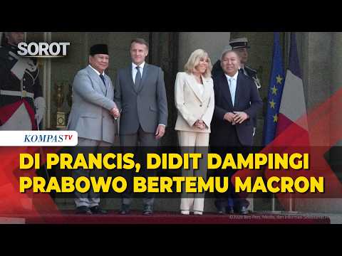 Momen Didit Dampingi Presiden Prabowo Bertemu Macron-Istri di Prancis thumbnail