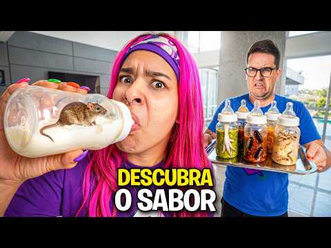 DESCUBRA O SABOR NA MAMADEIRA DO BEBE *desafio extremo thumbnail