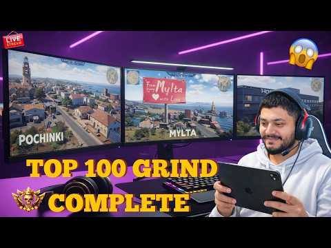 TOP 100 PLAYER IS LIVE? PUBG Ranked Grind | PUBGLIVE #Conqueror #customroom  #canada  #india #gaming thumbnail