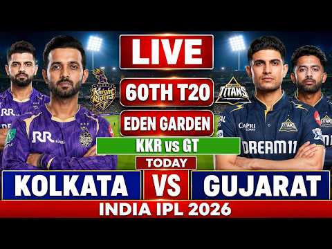 Live KKR vs GT Match | Kolkata Vs Gujrat Cricket | IPL Score KKR vs GT live 2nd innings last 5 Ov thumbnail