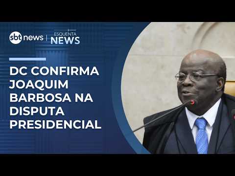 Democracia Cristã apresenta Joaquim Barbosa como pré-candidato | #EsquentaNews thumbnail