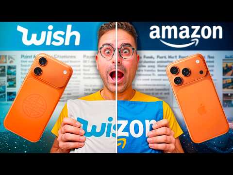 Ho COMPRATO gli STESSI PRODOTTI su AMAZON e WISH! thumbnail