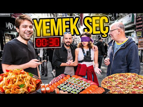 Sokakta Gözü Kapalı Yemek Seç! | 30 Saniyen Var thumbnail