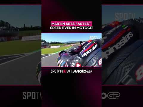#MotoGP 🏍️ – HISTORY MADE at Mugello 😱⚡Jorge Martín sets the fastest speed ever recorded in MotoGP! thumbnail