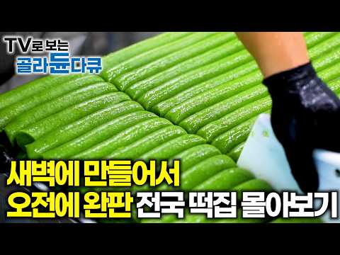 🌾'떡' 먹으려고 티켓 끊었다. 전국 떡순이들 다 모이는 맛집🌾 1시간 몰아보기｜한국기행｜#tv로보는골라듄다큐 thumbnail
