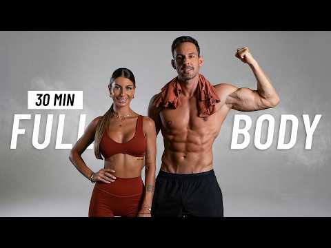 30 Min Full Body Workout at Home (No Equipment) thumbnail