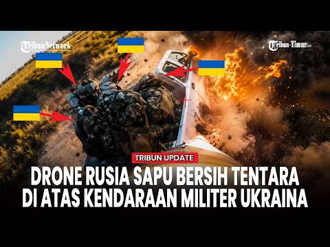 Sapu Bersih! Drone Rusia Bakar Massal Puluhan Kendaraan Militer Ukraina thumbnail