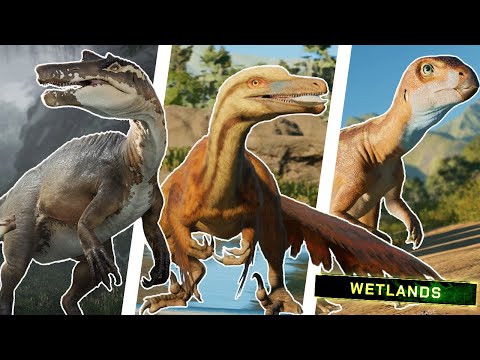 ALL DLC DINOS REVEALED! - Jurassic World Evolution 3 Wetlands thumbnail