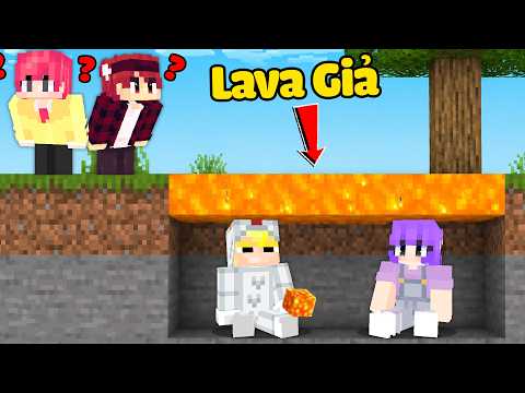 Tô Gà Dùng Lava Giả Để Trốn Khỏi Sinh Tố Team Trong Minecraft! thumbnail