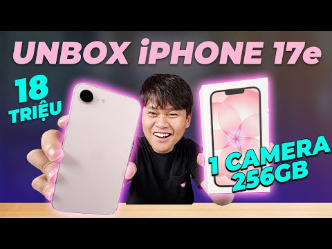 ĐẬP HỘP iPHONE 17e: 18 TRIỆU, 1 CAMERA, MẠNG NGANG iPHONE 17 thumbnail