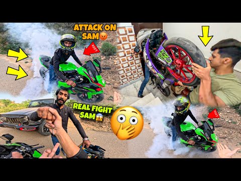 My Dream bike in my Room? Real Fight with sam? | Tyre phad diya sam ne thumbnail