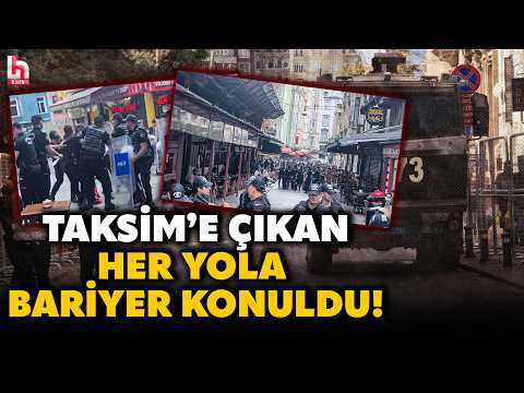 Taksim Dayanışması çağrı yapmıştı... Kaymakamlık yasakladı, polis tüm yollara bariyer koydu! thumbnail