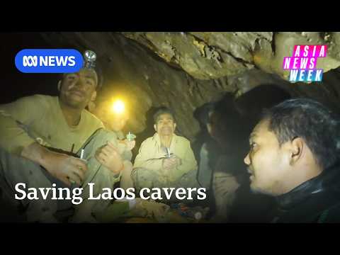 How to extract men trapped in flooded Laos cave | Asia News Week | ABC NEWS thumbnail