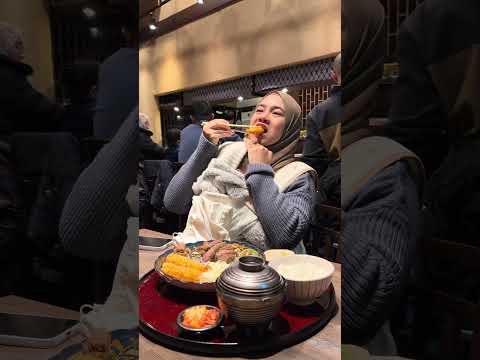 AMINAH FIRST TIME TRY MAKAN WAGYU KAT SAPPORO. thumbnail