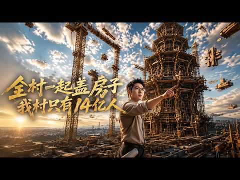 【高清全集】《全村一起盖房子，我村只有14亿人》 #逆袭 #爱情 #甜宠 #反转 #江山 #热门短剧 #drama #爽剧 #AI短剧 thumbnail