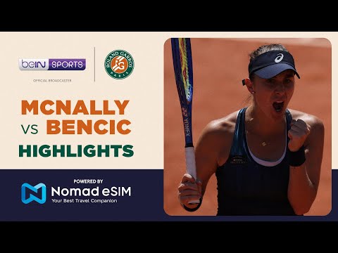 Caty McNally vs Belinda Bencic  | Roland-Garros 2026 | Match Highlights thumbnail