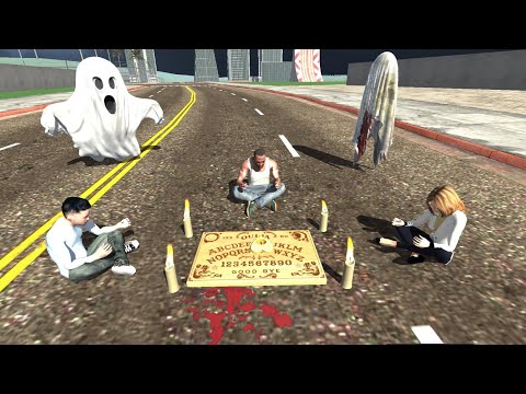 Franklin Play Ouija Board Ghost Game At Night in Indian Bike Driving 3D  thumbnail