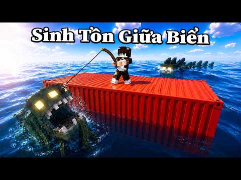 Thử Thách 100 ngày Sinh Tồn Trên Container Giữa Biển Trong Minecraft ? thumbnail