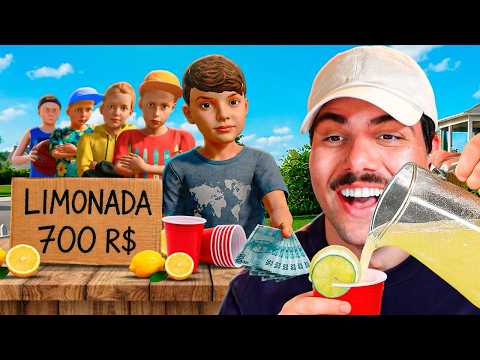 fiz uma loja de LIMONADA na rua e só PASSEI RAIVA thumbnail