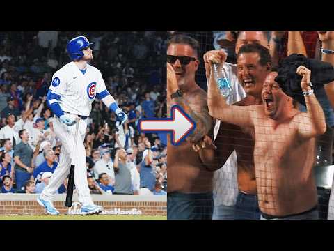 Anthony Rizzo goes TARPS OFF for Ian Happ's 446-foot home run! 🚫👕 | MLB Highlights thumbnail