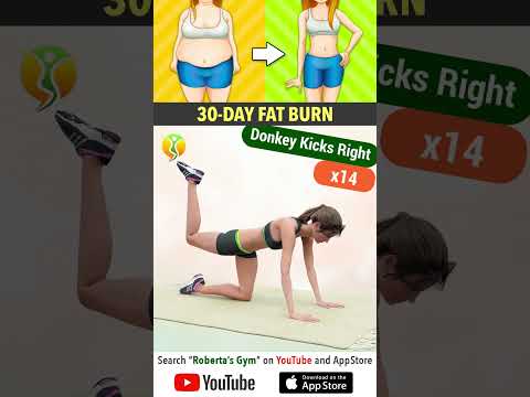 30-Day #belly to Toe #fatburner #homeworkout @RobertasGym   #weightloss #fitness #lowerbodyworkout thumbnail