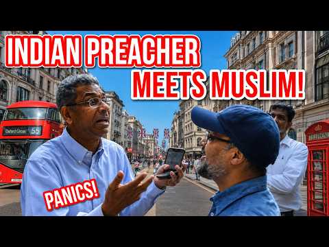 Indian Preacher Panics! Hashim Vs Indian Preacher | Speakers Corner | Hyde Park thumbnail