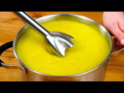No one knows this vegetable soup recipe! It's so much tastier than meat! Broccoli and Zucchini Soup thumbnail