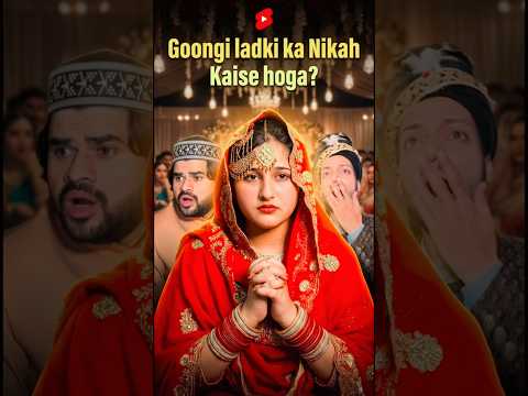 Goongi Ladki Ka Nikah😱 #shadi #nikah #motivation #emotional #moralstory thumbnail