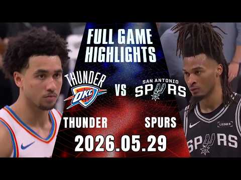 【2025-26 NBA】05/29 Game 6 #奧克拉荷馬雷霆 vs #聖安東尼奧馬刺 全場賽事精華｜FULL GAME HIGHLIGHTS｜NBA 總冠軍賽都在緯來 APP thumbnail