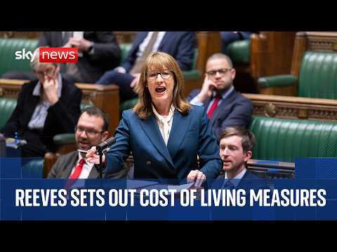 'We have the right economic plan': Chancellor Rachel Reeves sets out cost of living help thumbnail