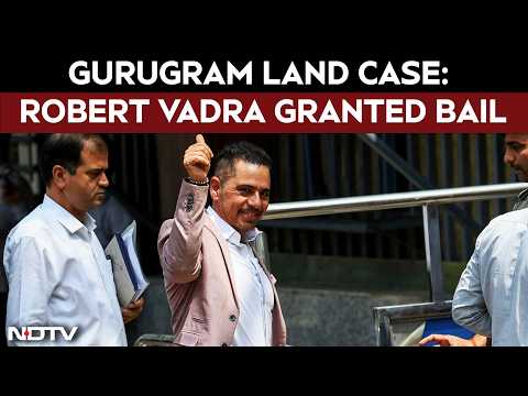 Robert Vadra Latest News | Gurugram Land Case: Robert Vadra Gets Bail, Alleges 'Political Vendetta' thumbnail