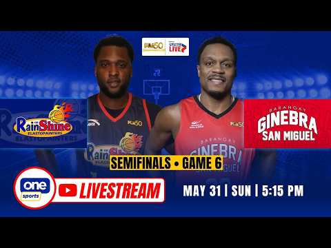 LIVE: RAIN OR SHINE vs BRGY. GINEBRA | PBA SEASON 50 COMMISSIONER’S CUP SEMIS | MAY 31, 2026 thumbnail