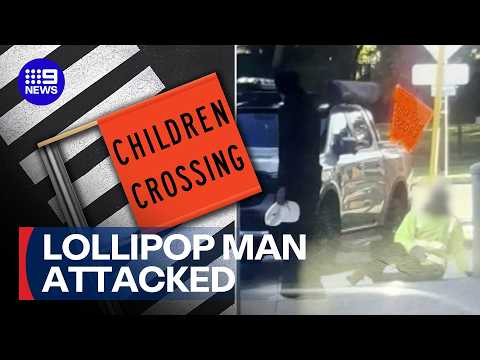Teen charged after alleged crossing guard attack | 9 News Australia thumbnail